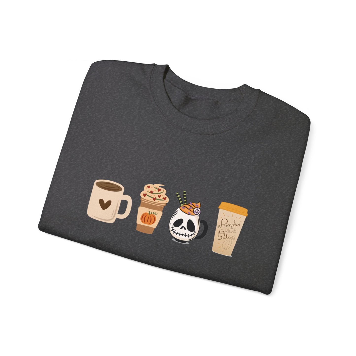 Creepy Coffee Sweatshirt | Halloween Shirt |