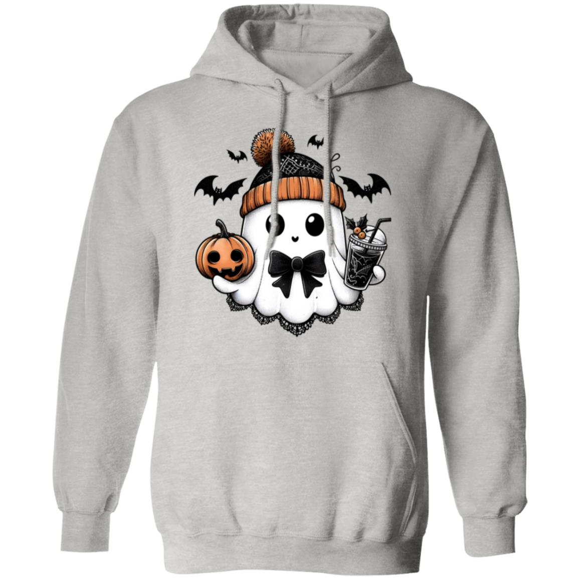 Cute Ghost - Binky Unisex Heavy Blend Hoodie | Cute Fall Binky Ghost Halloween Hoodie | Cute Boo Shirt | Ghost with the Most