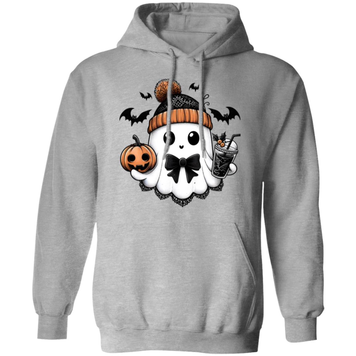 Cute Ghost - Binky Unisex Heavy Blend Hoodie | Cute Fall Binky Ghost Halloween Hoodie | Cute Boo Shirt | Ghost with the Most