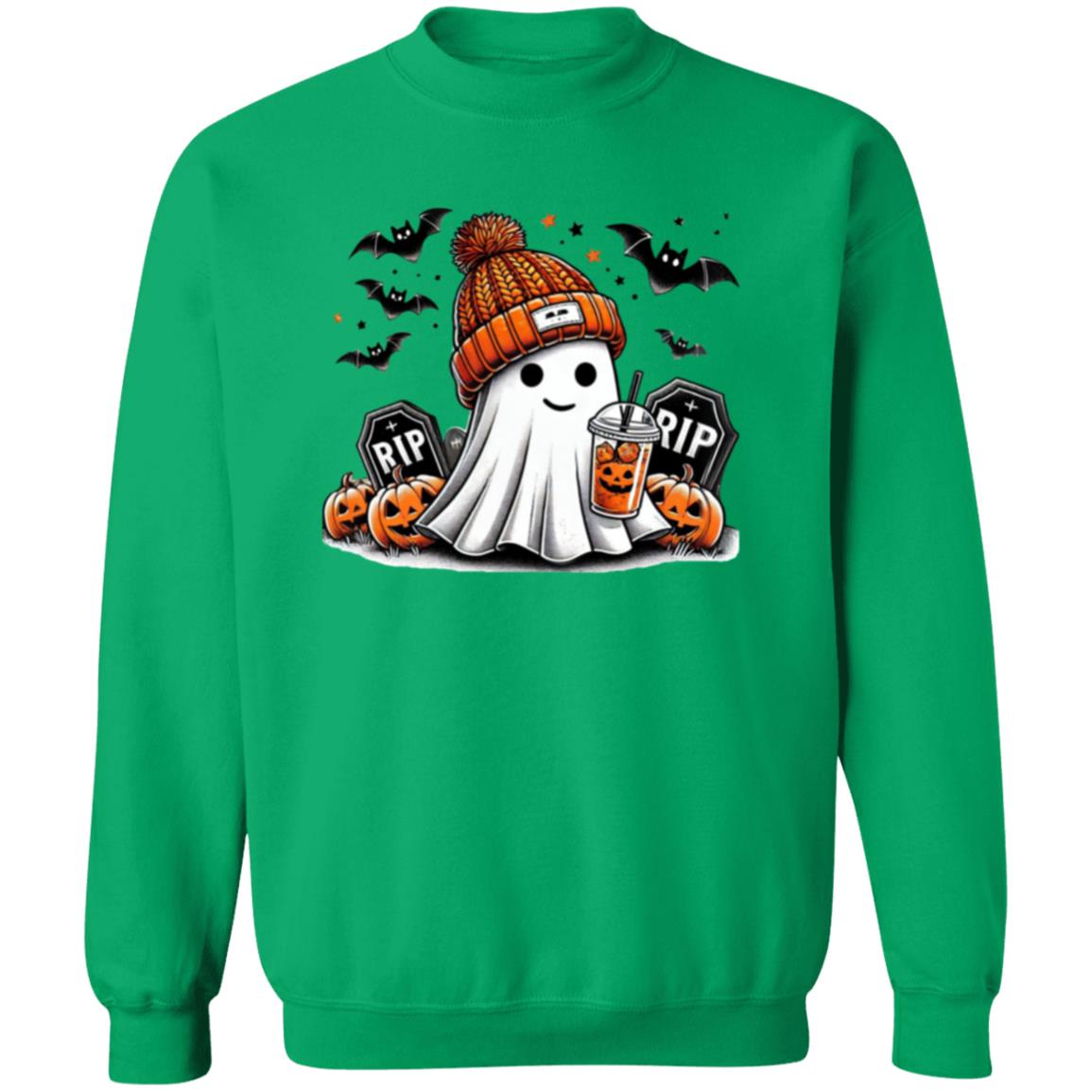 Cute Ghost - Pinky Unisex Heavy Blend Hooded Sweatshirt | Cute Fall RIPly Ghost Halloween Hoodie | Cute Boo Shirt | Ghost with the Most