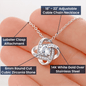 To My Beautiful Daughter | Love Knot Necklace | Gift From Dad | Daughter Gift | Gift For Girls From Dad