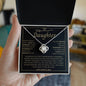 To My Beautiful Daughter | Love Knot Necklace | Gift From Dad | Daughter Gift | Gift For Girls From Dad