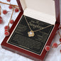 To My Beautiful Daughter | Love Knot Necklace | Gift From Dad | Daughter Gift | Gift For Girls From Dad