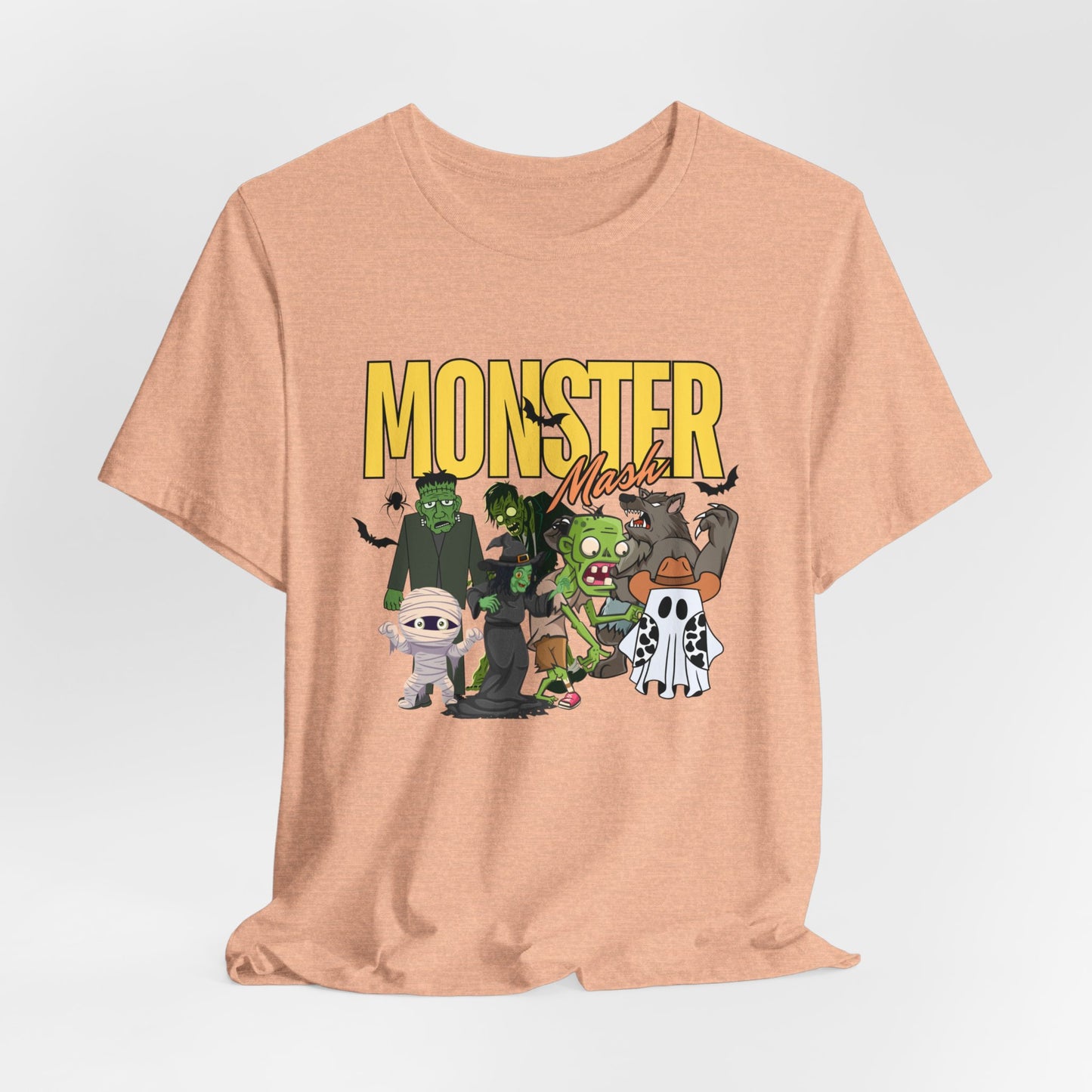 Unisex, Retro Halloween Tee | Monster Mash T-Shirt | Vintage Ghost | Monster Tee | Retro Fall Top | Fall Shirt