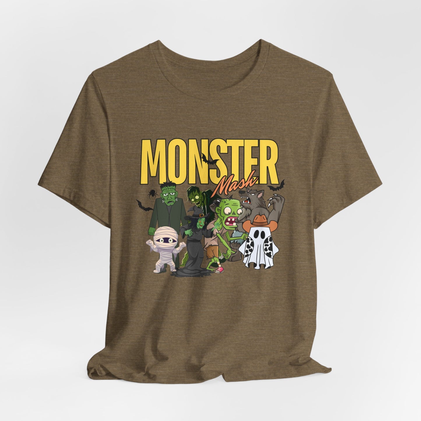 Unisex, Retro Halloween Tee | Monster Mash T-Shirt | Vintage Ghost | Monster Tee | Retro Fall Top | Fall Shirt