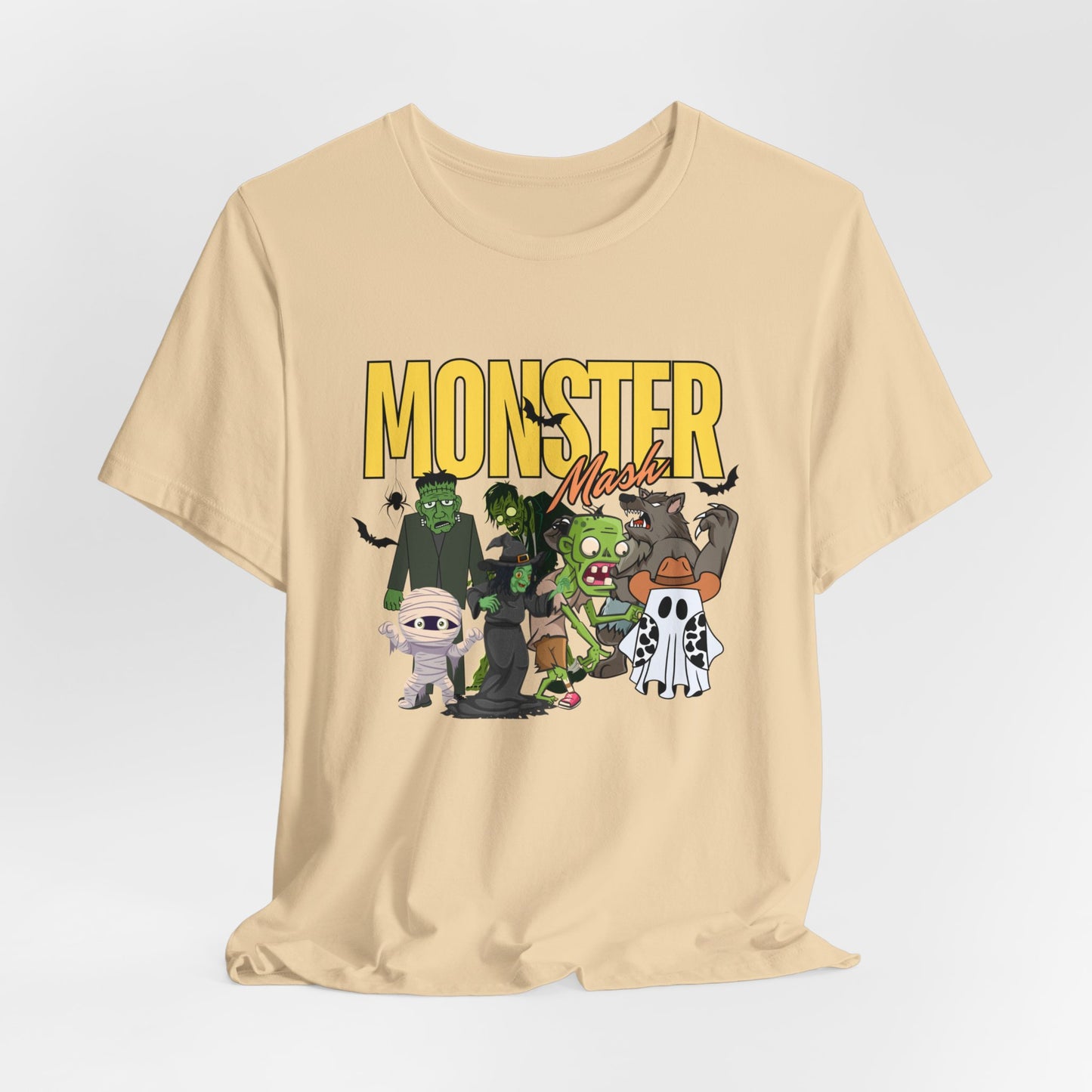 Unisex, Retro Halloween Tee | Monster Mash T-Shirt | Vintage Ghost | Monster Tee | Retro Fall Top | Fall Shirt