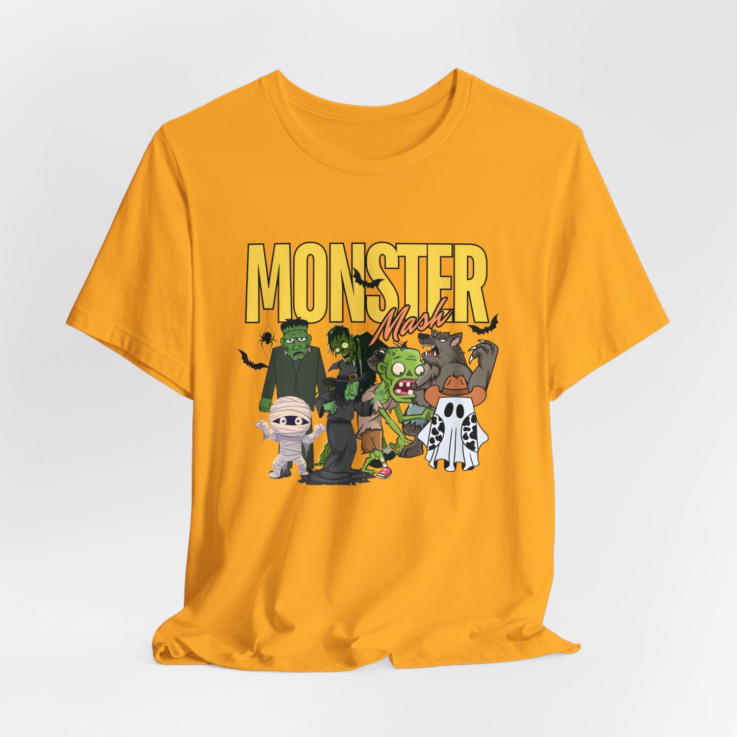 Unisex, Retro Halloween Tee | Monster Mash T-Shirt | Vintage Ghost | Monster Tee | Retro Fall Top | Fall Shirt