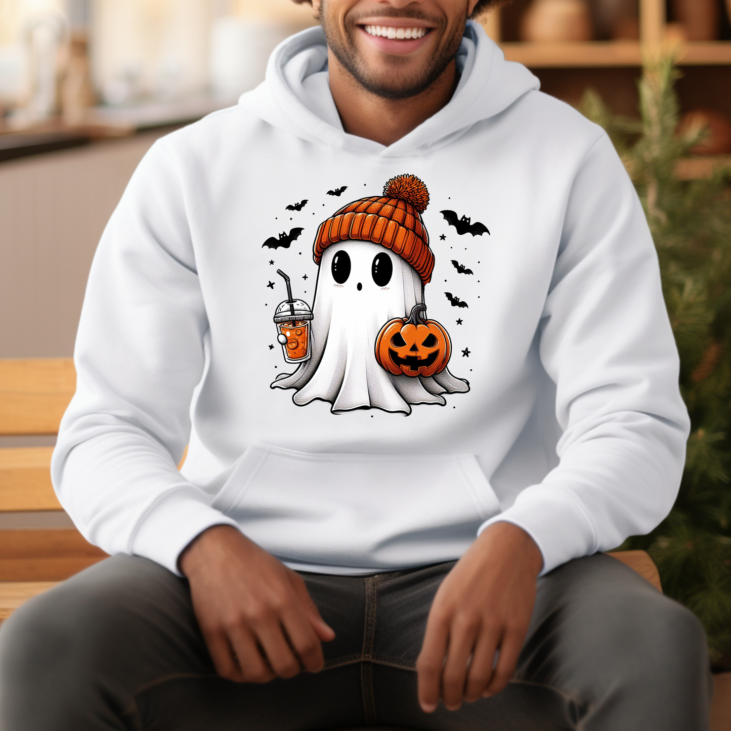 Cute Ghost - Boo Unisex Heavy Blend Hooded Sweatshirt | Halloween Hoodie | Cute Boo Shirt | Ghost with the Most