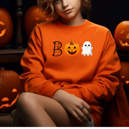 Halloween Boo Sweatshirt