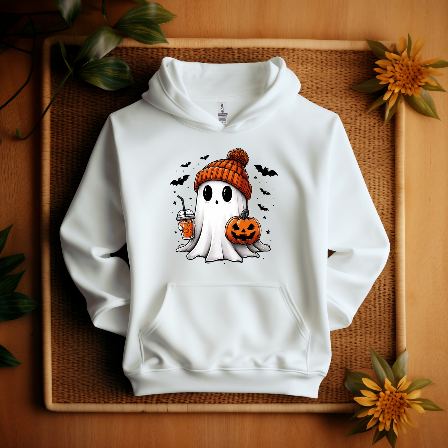 Cute Ghost - Boo Unisex Heavy Blend Hooded Sweatshirt | Halloween Hoodie | Cute Boo Shirt | Ghost with the Most