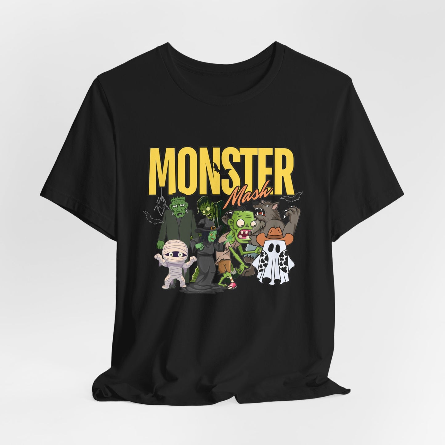 Unisex, Retro Halloween Tee | Monster Mash T-Shirt | Vintage Ghost | Monster Tee | Retro Fall Top | Fall Shirt