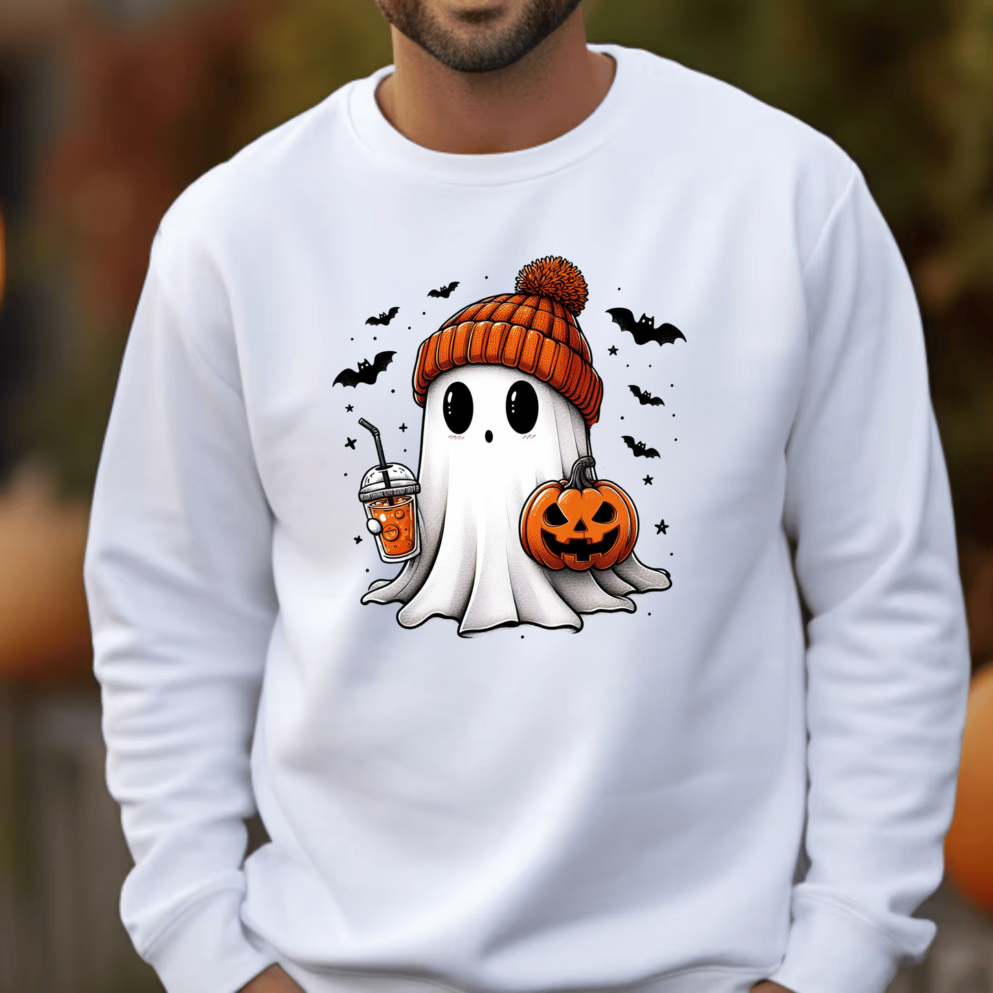 Boo Ghost - Heavy Blend Sweatshirt | Cute Fall Halloween Sweater | Cute Boo Shirt | Ghost with the Most