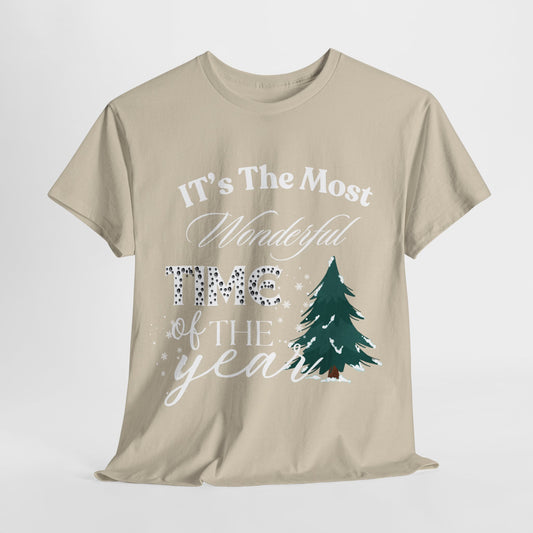 Unisex Holiday Shirt | It's The Most Wonderful Time of the Year | Christmas is The Most Wonderful Time of the Year Tee | Christmas is The Best Time of The Year