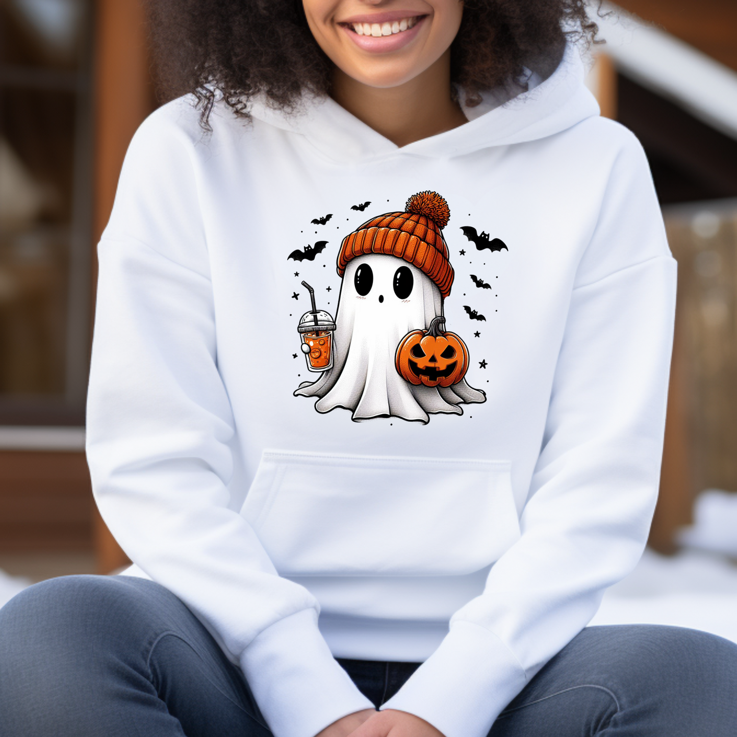 Cute Ghost - Boo Unisex Heavy Blend Hooded Sweatshirt | Halloween Hoodie | Cute Boo Shirt | Ghost with the Most