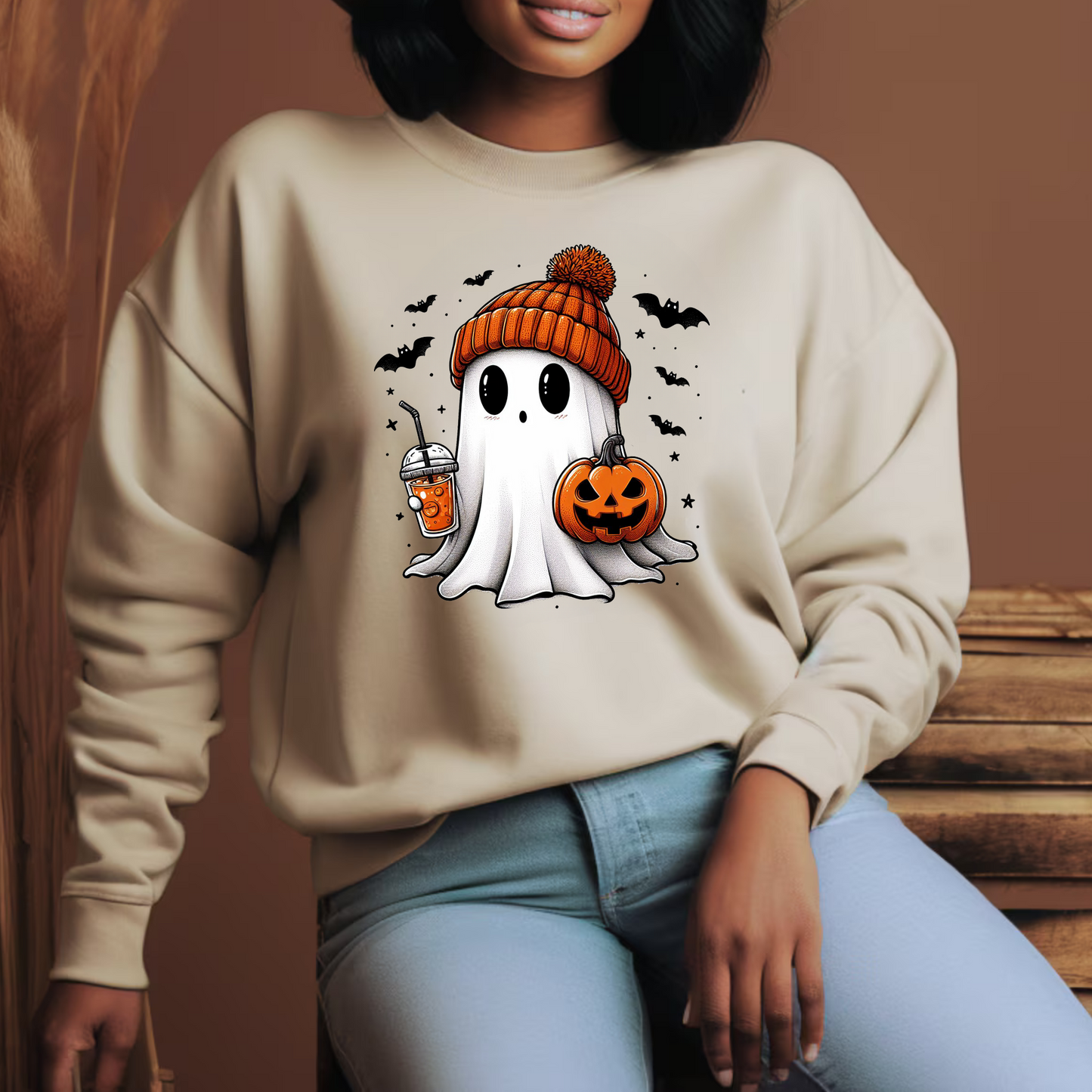 Boo Ghost - Heavy Blend Sweatshirt | Cute Fall Halloween Sweater | Cute Boo Shirt | Ghost with the Most