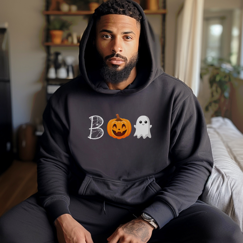 Halloween Boo Hoodie| Boo Ghost | Pumpkin Swag | Spider Halloween | Pumpkin Hoodie