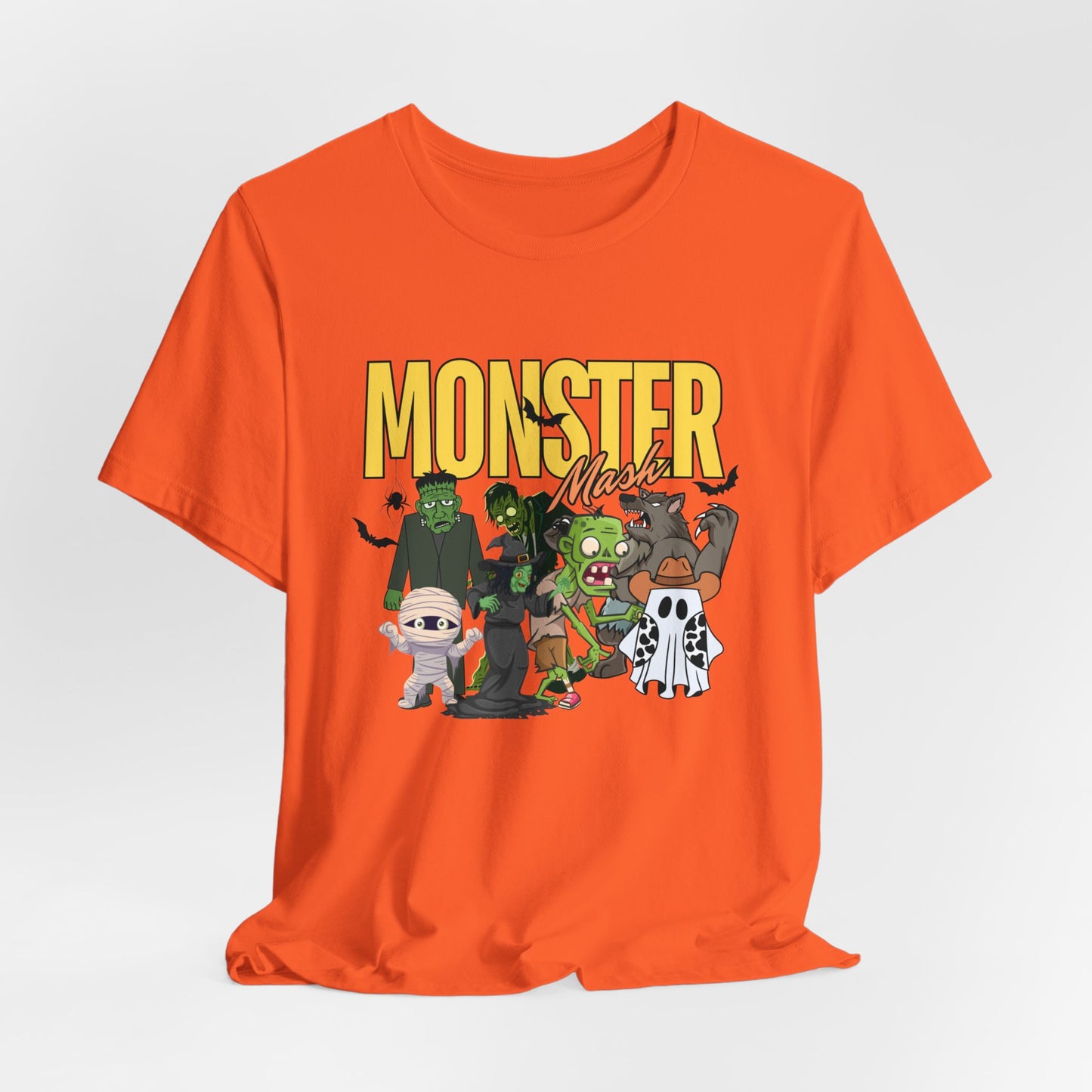 Unisex, Retro Halloween Tee | Monster Mash T-Shirt | Vintage Ghost | Monster Tee | Retro Fall Top | Fall Shirt