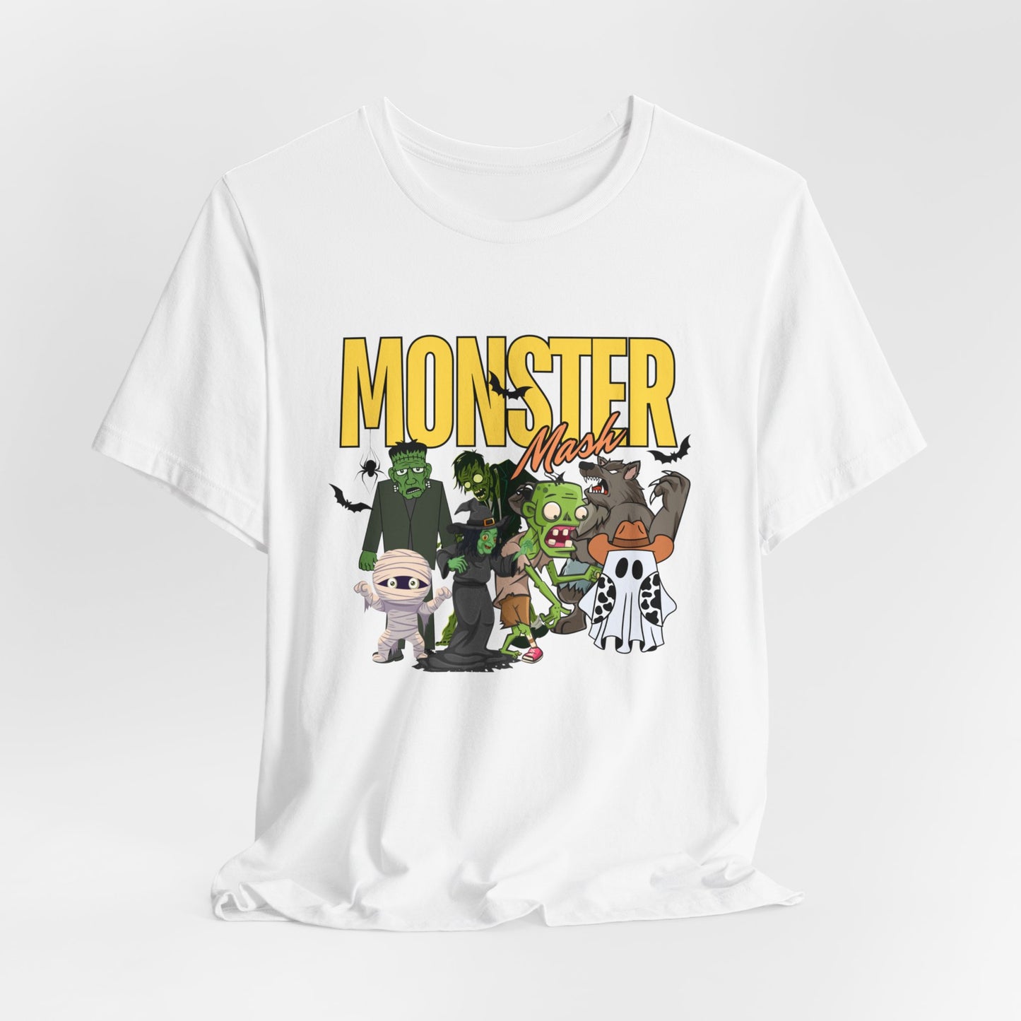 Unisex, Retro Halloween Tee | Monster Mash T-Shirt | Vintage Ghost | Monster Tee | Retro Fall Top | Fall Shirt