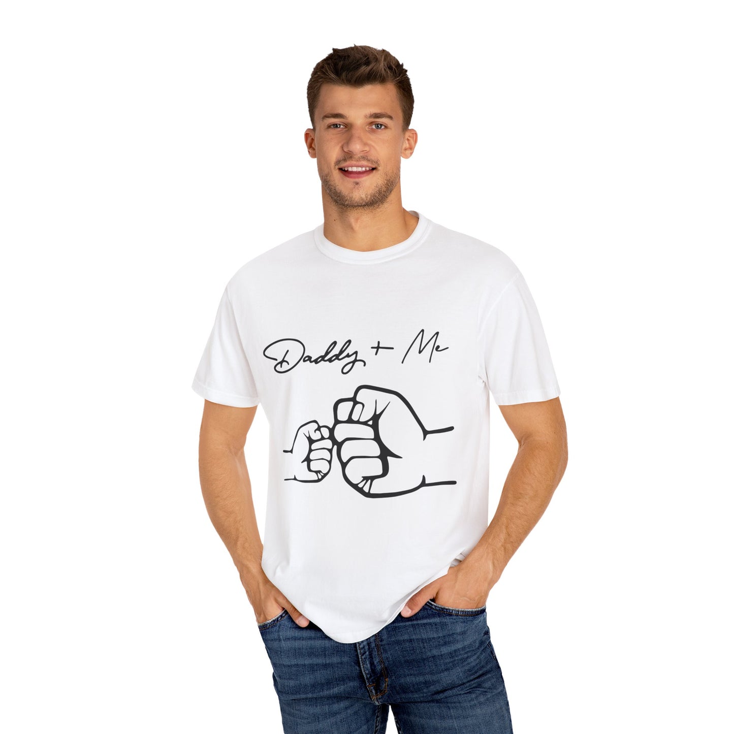 To My Dad | Unisex Garment-Dyed T-shirt | Gift for Dad | Little Fist Bump Tee Shirt