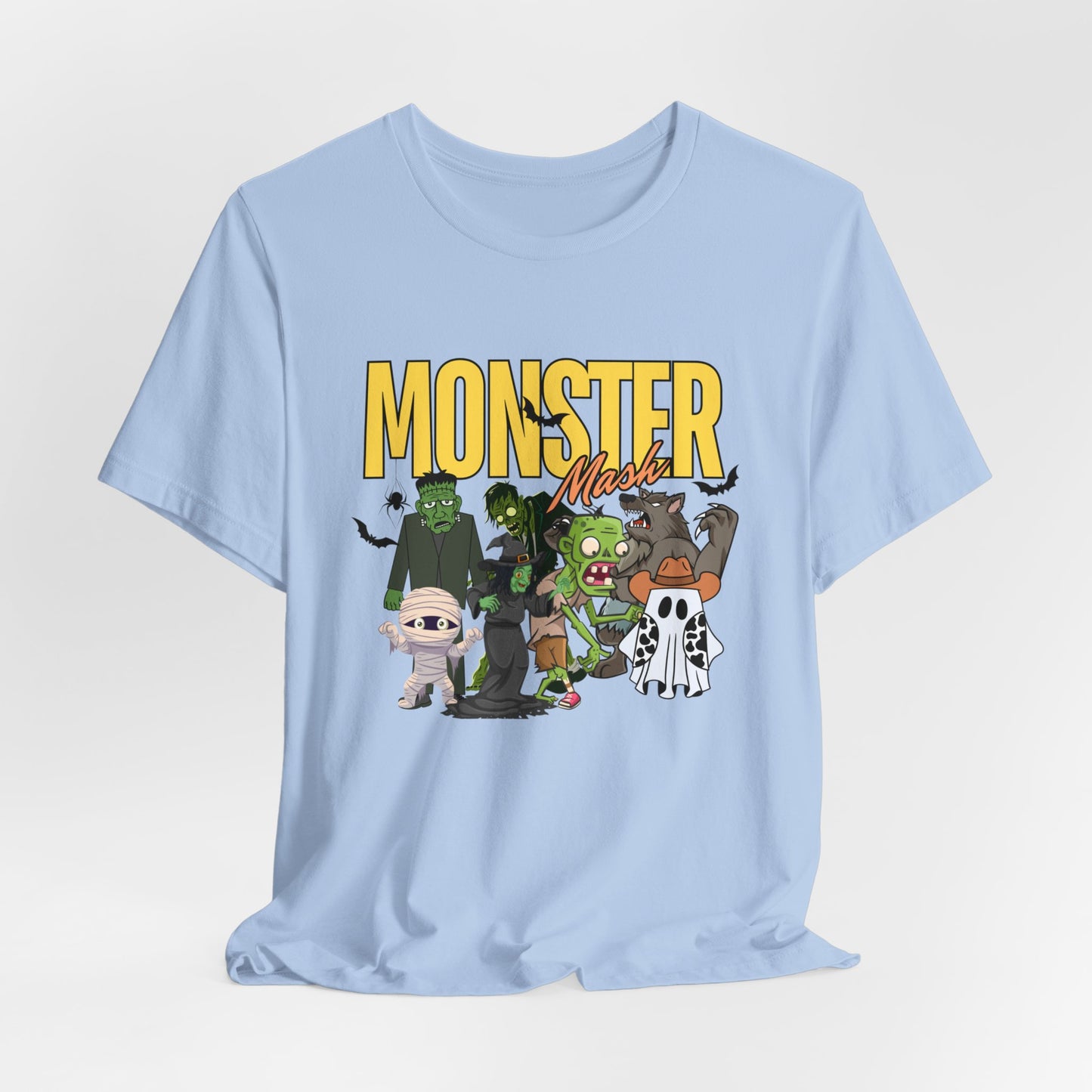 Unisex, Retro Halloween Tee | Monster Mash T-Shirt | Vintage Ghost | Monster Tee | Retro Fall Top | Fall Shirt