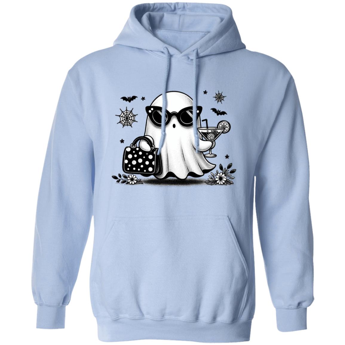 Cute Ghost - Ivy Unisex Heavy Blend Hooded Sweatshirt | Cute Fall Ivy Ghost Halloween Hoodie | Cute Boo Shirt | Ghost with the Most