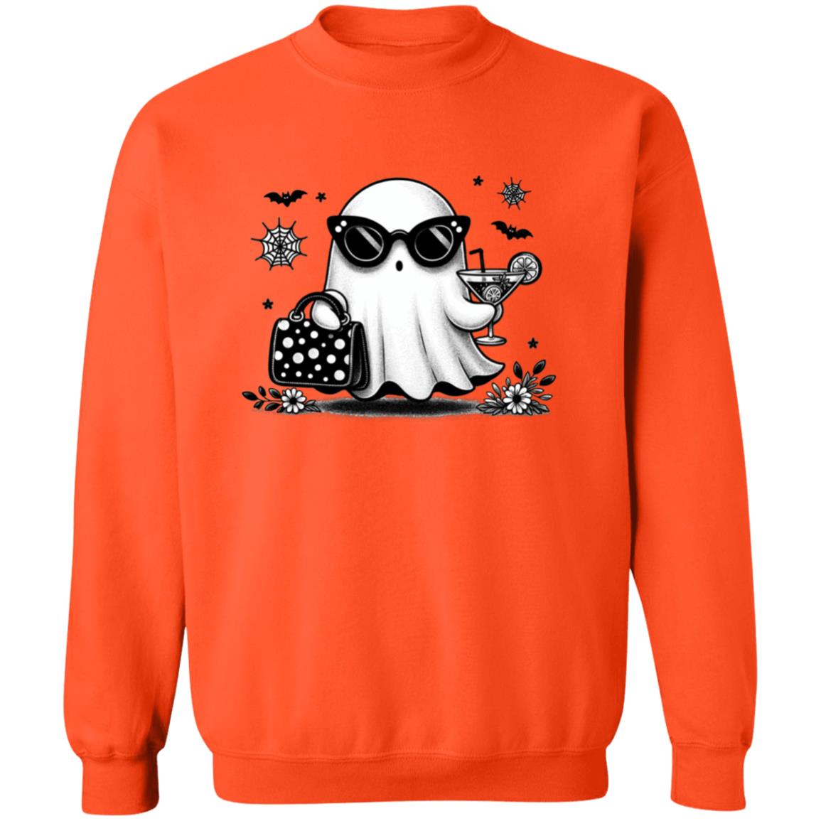 Cute Ghost - Ivy Unisex Heavy Blend Sweatshirt | Cute Fall Ivy Ghost Halloween Sweater | Cute Boo Shirt | Ghost with the Most