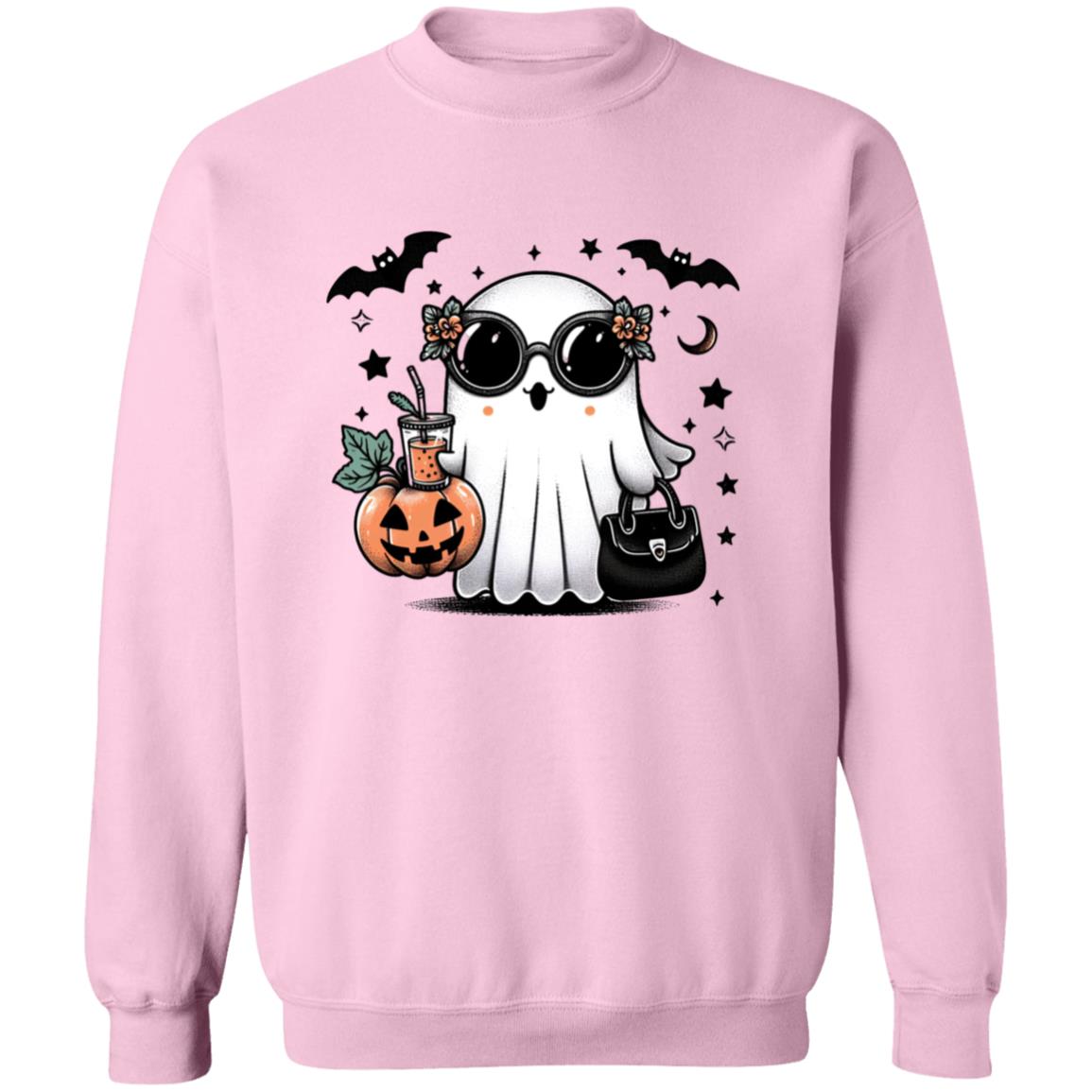 Cute Ghost - Hollie Unisex Heavy Blend Sweatshirt | Cute Fall Hollie Ghost Halloween Sweater | Cute Boo Shirt | Ghost with the Most