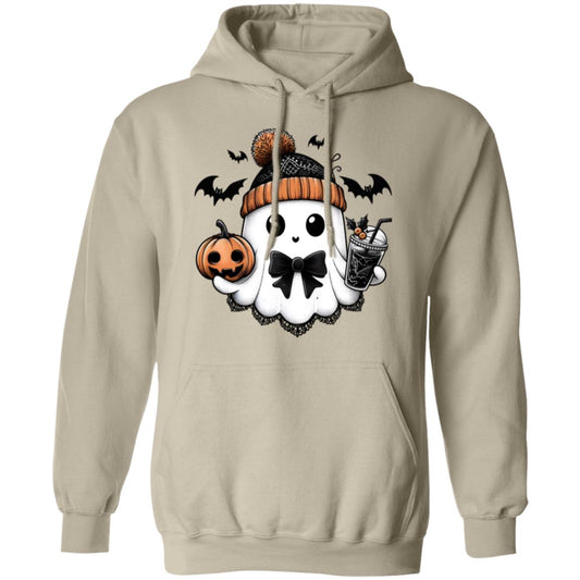 Cute Ghost - Binky Unisex Heavy Blend Hoodie | Cute Fall Binky Ghost Halloween Hoodie | Cute Boo Shirt | Ghost with the Most