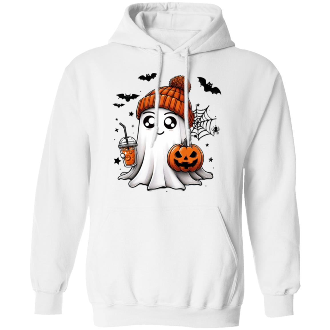 Cute Ghost - Jordan Unisex Heavy Blend Hooded Sweatshirt | Cute Fall Jordan Ghost Halloween Hoodie | Cute Boo Shirt | Ghost with the Most