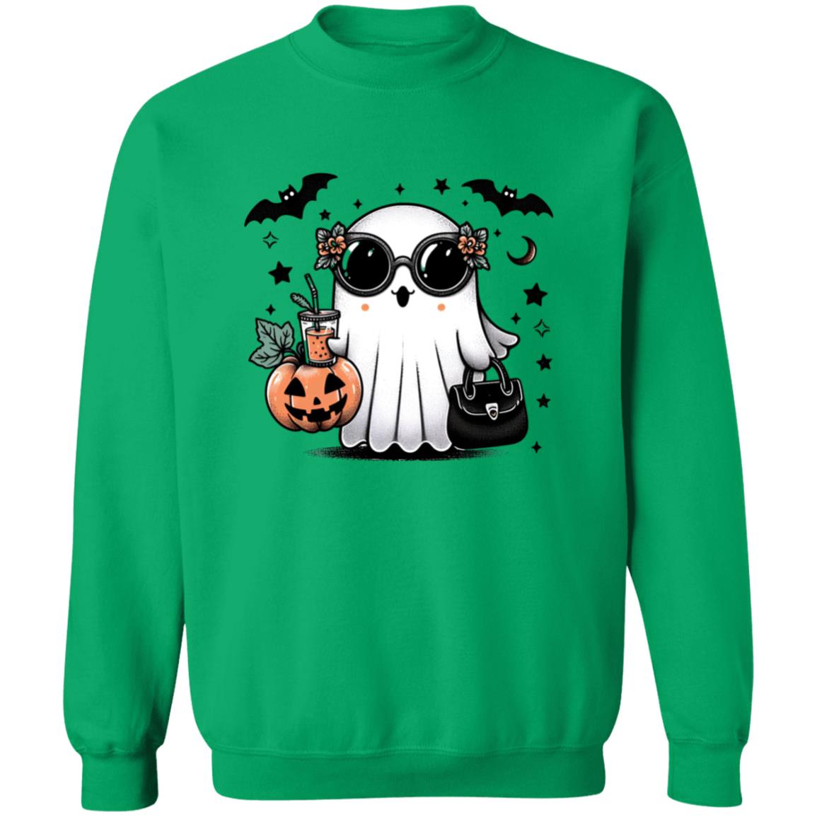 Cute Ghost - Hollie Unisex Heavy Blend Sweatshirt | Cute Fall Hollie Ghost Halloween Sweater | Cute Boo Shirt | Ghost with the Most