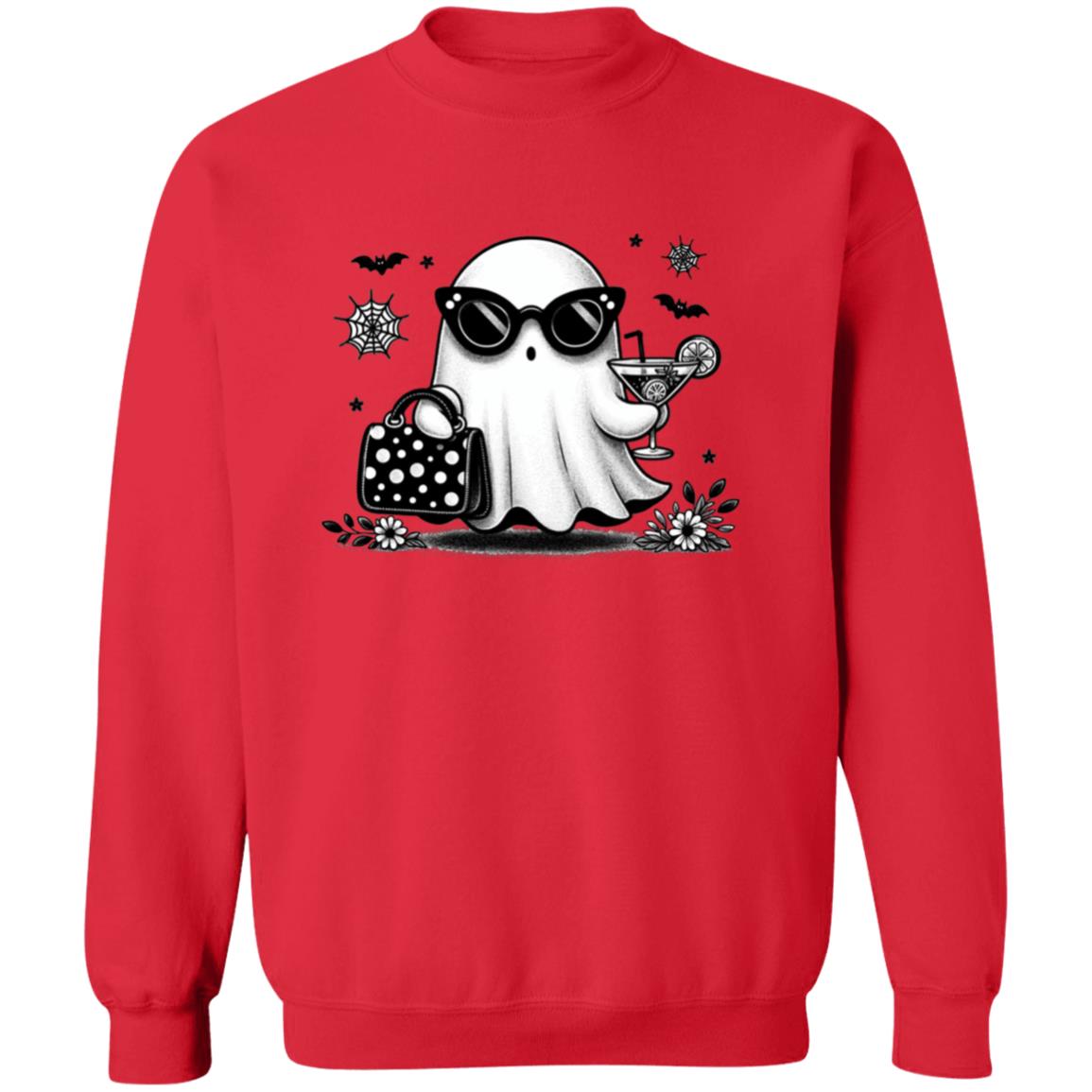 Cute Ghost - Ivy Unisex Heavy Blend Sweatshirt | Cute Fall Ivy Ghost Halloween Sweater | Cute Boo Shirt | Ghost with the Most