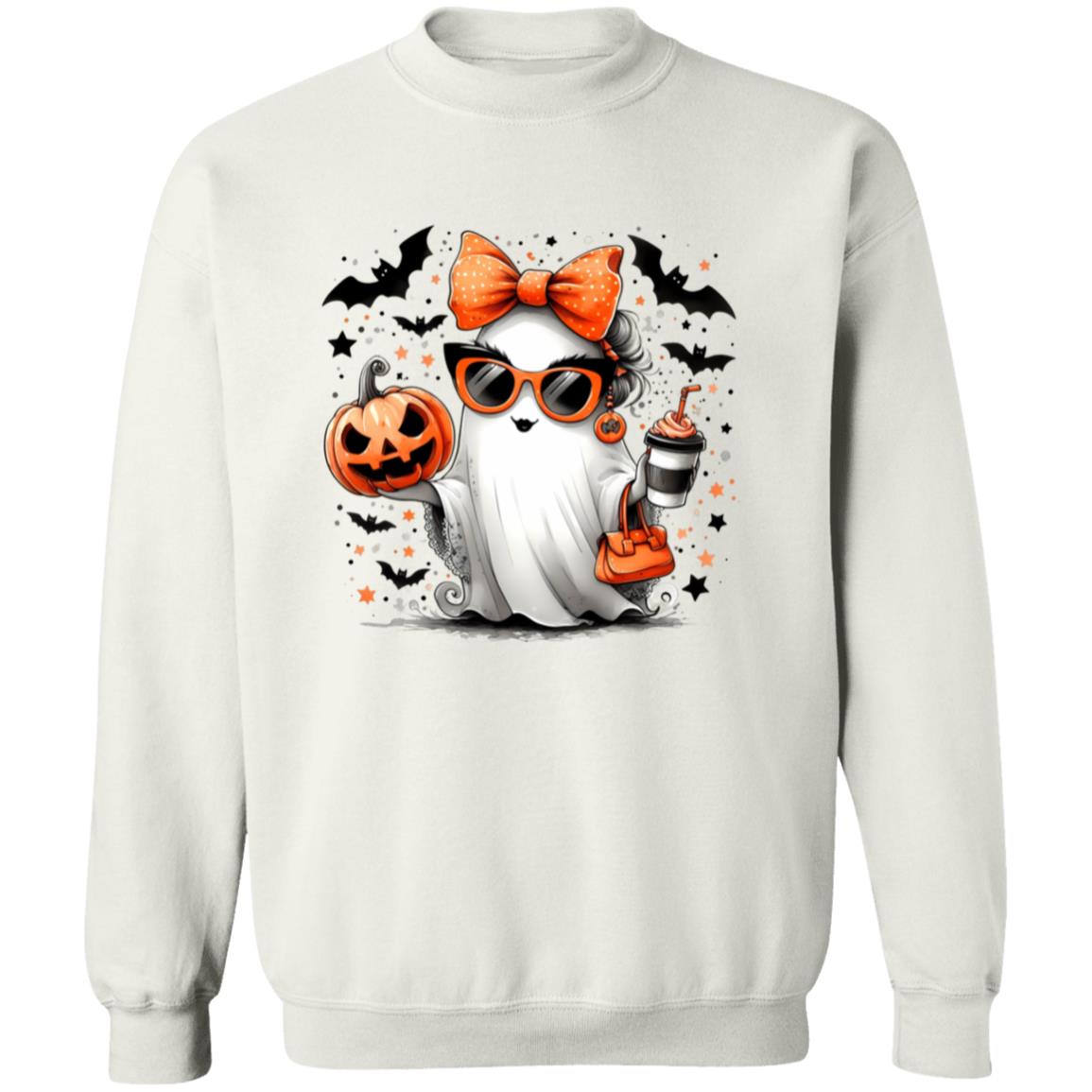 Cute Ghost - Margie Unisex Heavy Blend Sweatshirt | Cute Fall Margie Ghost Halloween Sweater | Cute Boo Shirt | Ghost with the Most