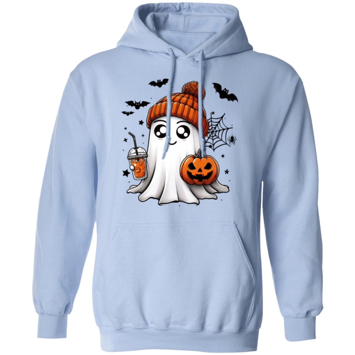 Cute Ghost - Jordan Unisex Heavy Blend Hooded Sweatshirt | Cute Fall Jordan Ghost Halloween Hoodie | Cute Boo Shirt | Ghost with the Most