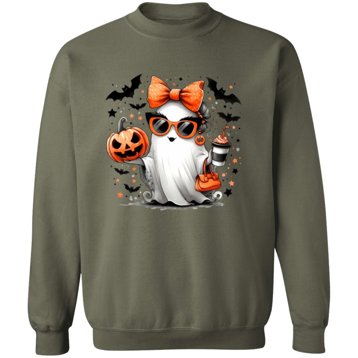 Cute Ghost - Margie Unisex Heavy Blend Sweatshirt | Cute Fall Margie Ghost Halloween Sweater | Cute Boo Shirt | Ghost with the Most