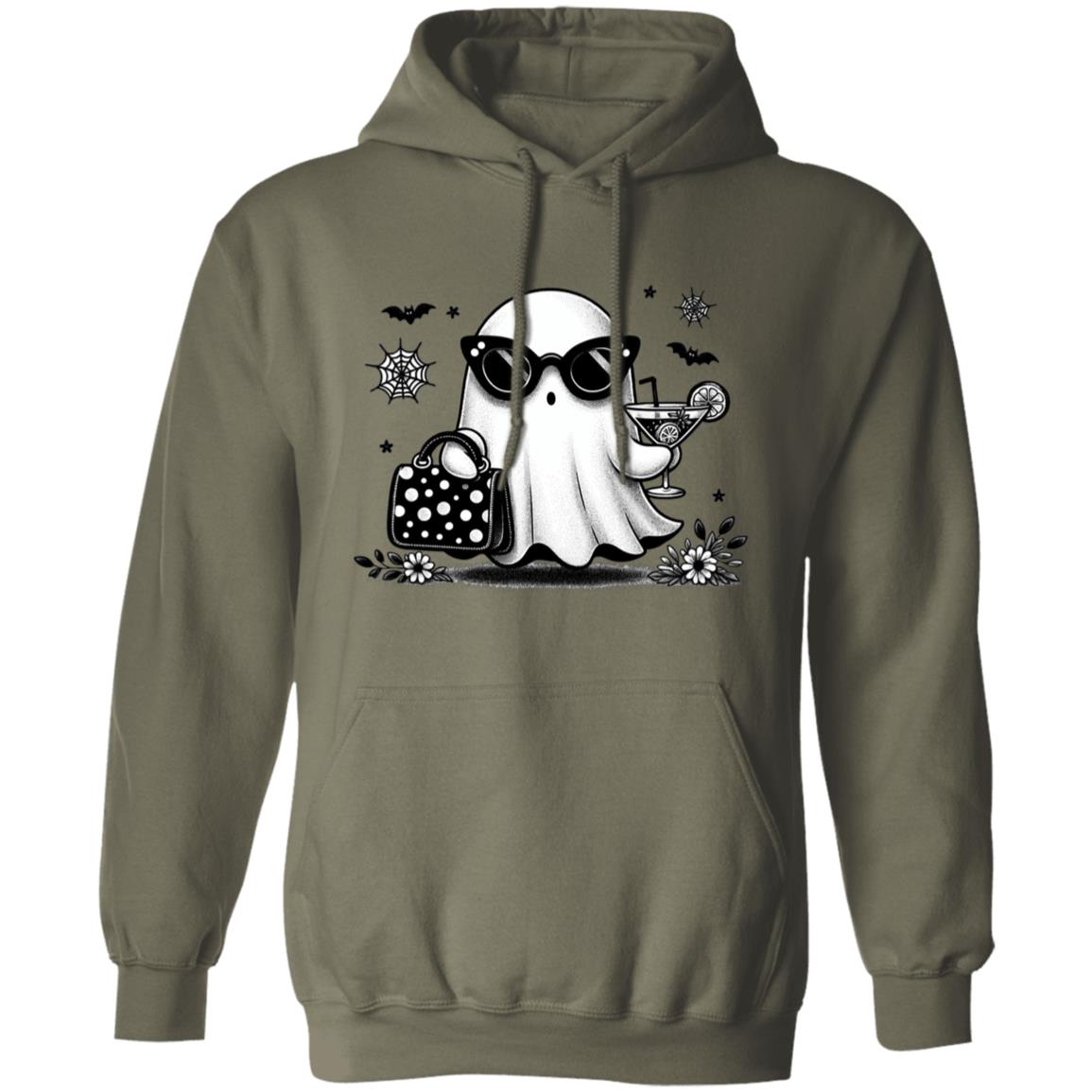 Cute Ghost - Ivy Unisex Heavy Blend Hooded Sweatshirt | Cute Fall Ivy Ghost Halloween Hoodie | Cute Boo Shirt | Ghost with the Most