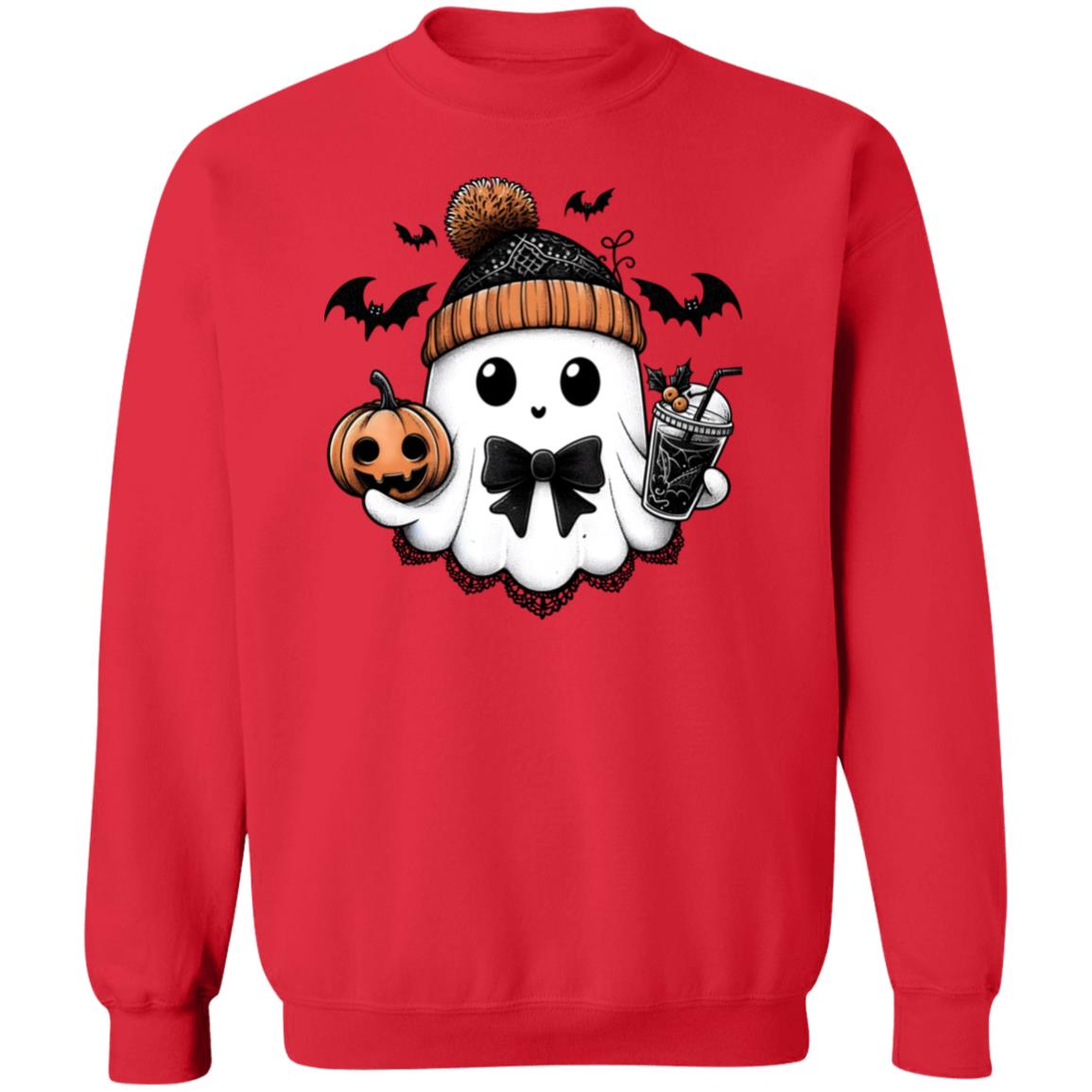 Cute Ghost - Binky Unisex Heavy Blend Sweatshirt | Cute Fall Binky Ghost Halloween Sweater | Cute Boo Shirt | Ghost with the Most