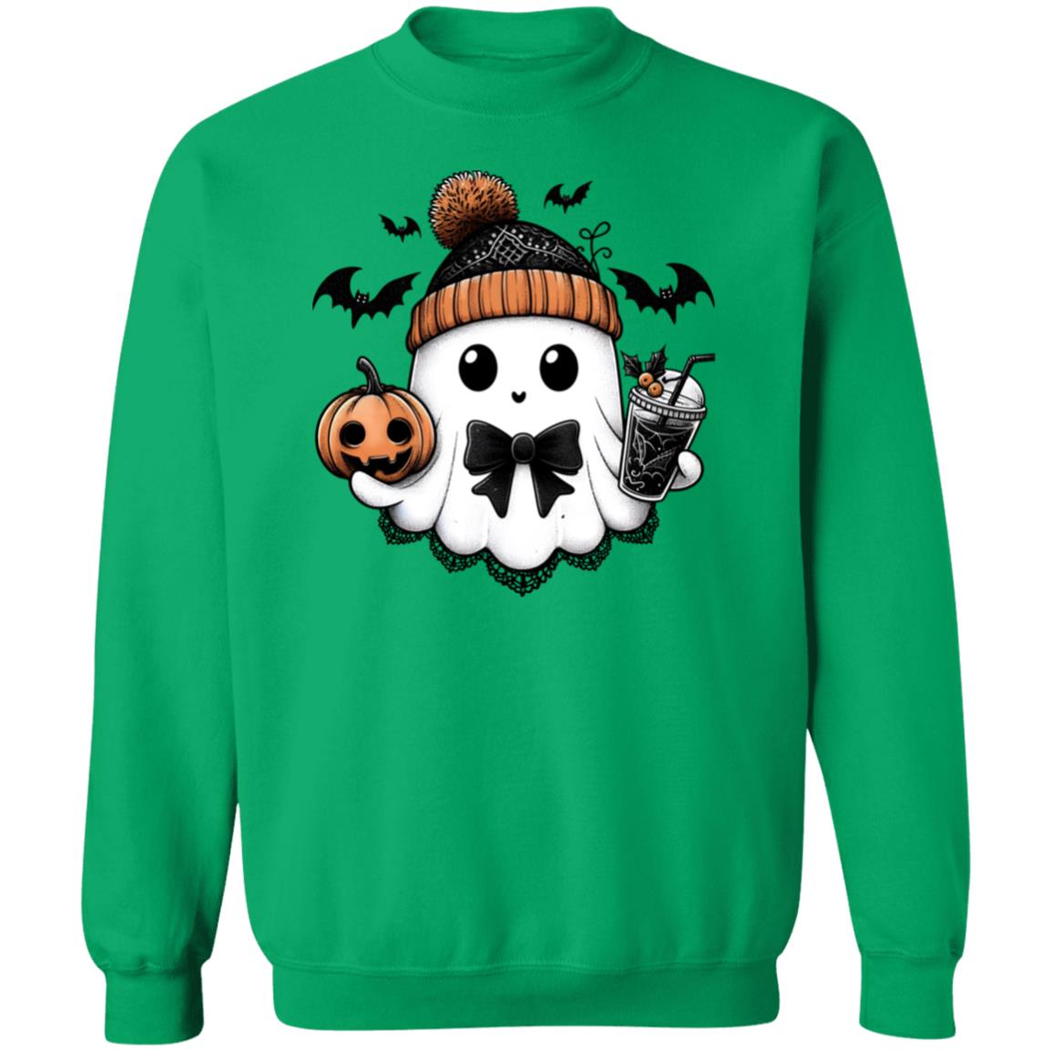 Cute Ghost - Binky Unisex Heavy Blend Sweatshirt | Cute Fall Binky Ghost Halloween Sweater | Cute Boo Shirt | Ghost with the Most