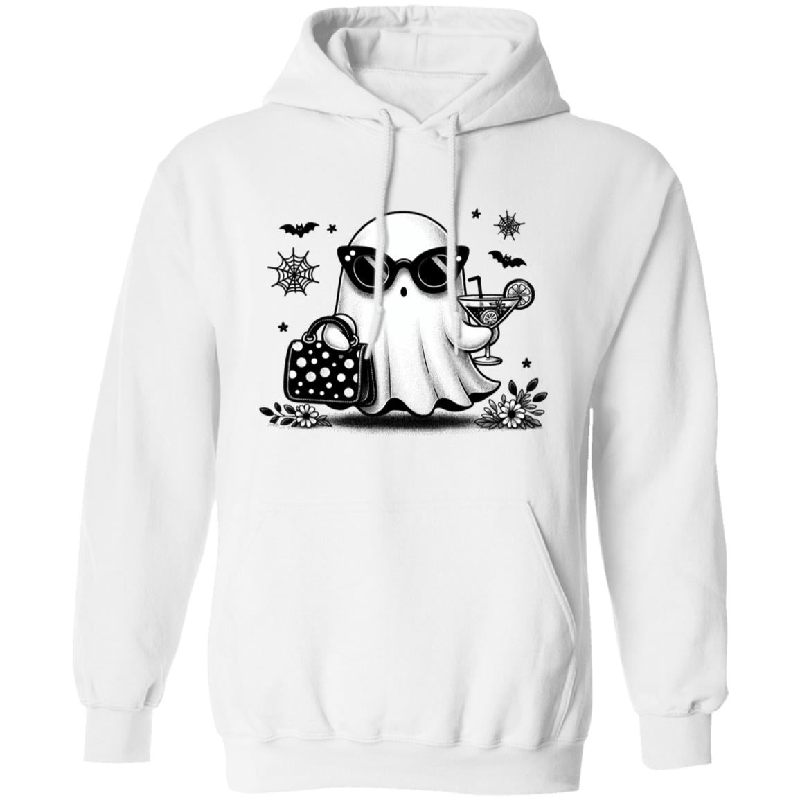 Cute Ghost - Ivy Unisex Heavy Blend Hooded Sweatshirt | Cute Fall Ivy Ghost Halloween Hoodie | Cute Boo Shirt | Ghost with the Most