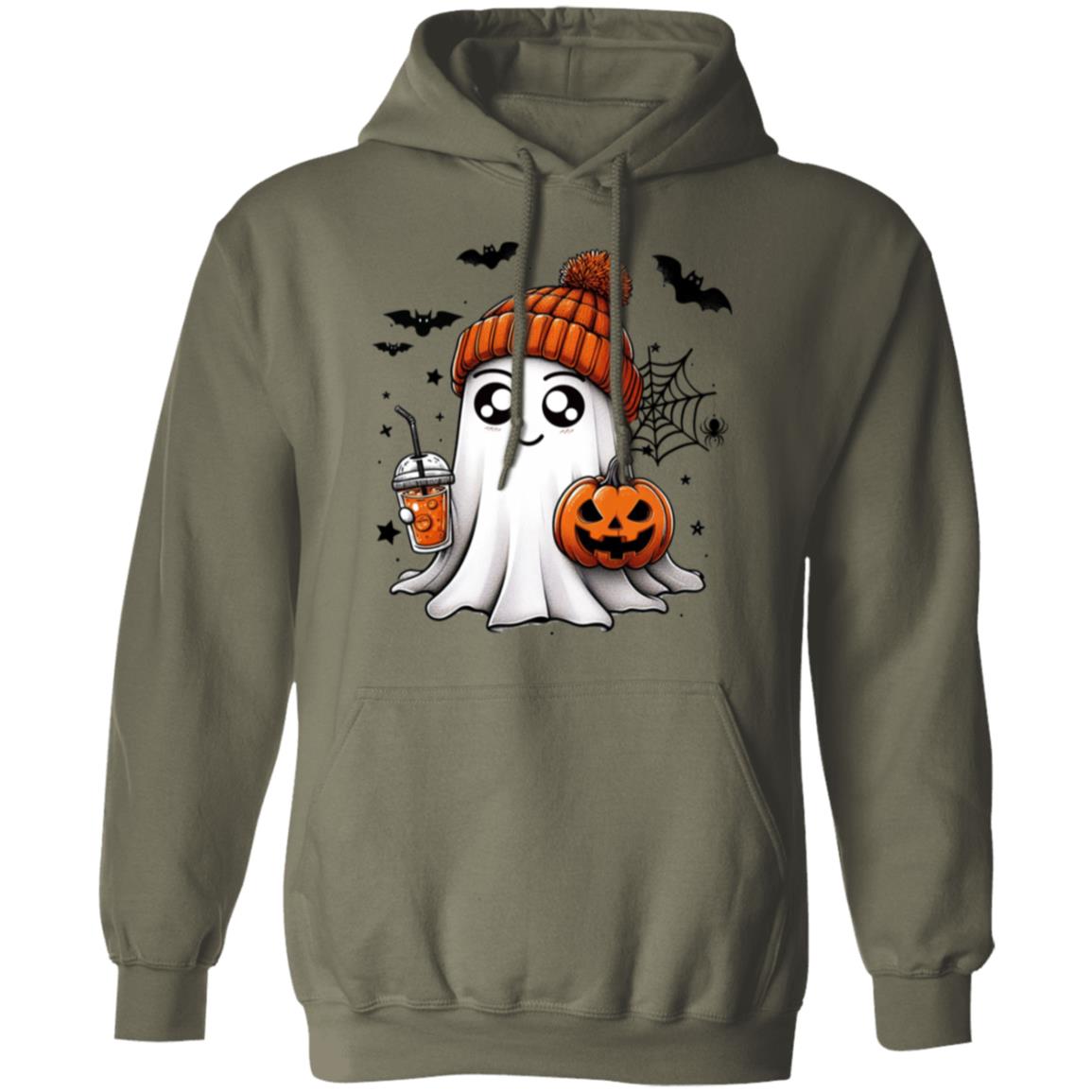 Cute Ghost - Jordan Unisex Heavy Blend Hooded Sweatshirt | Cute Fall Jordan Ghost Halloween Hoodie | Cute Boo Shirt | Ghost with the Most