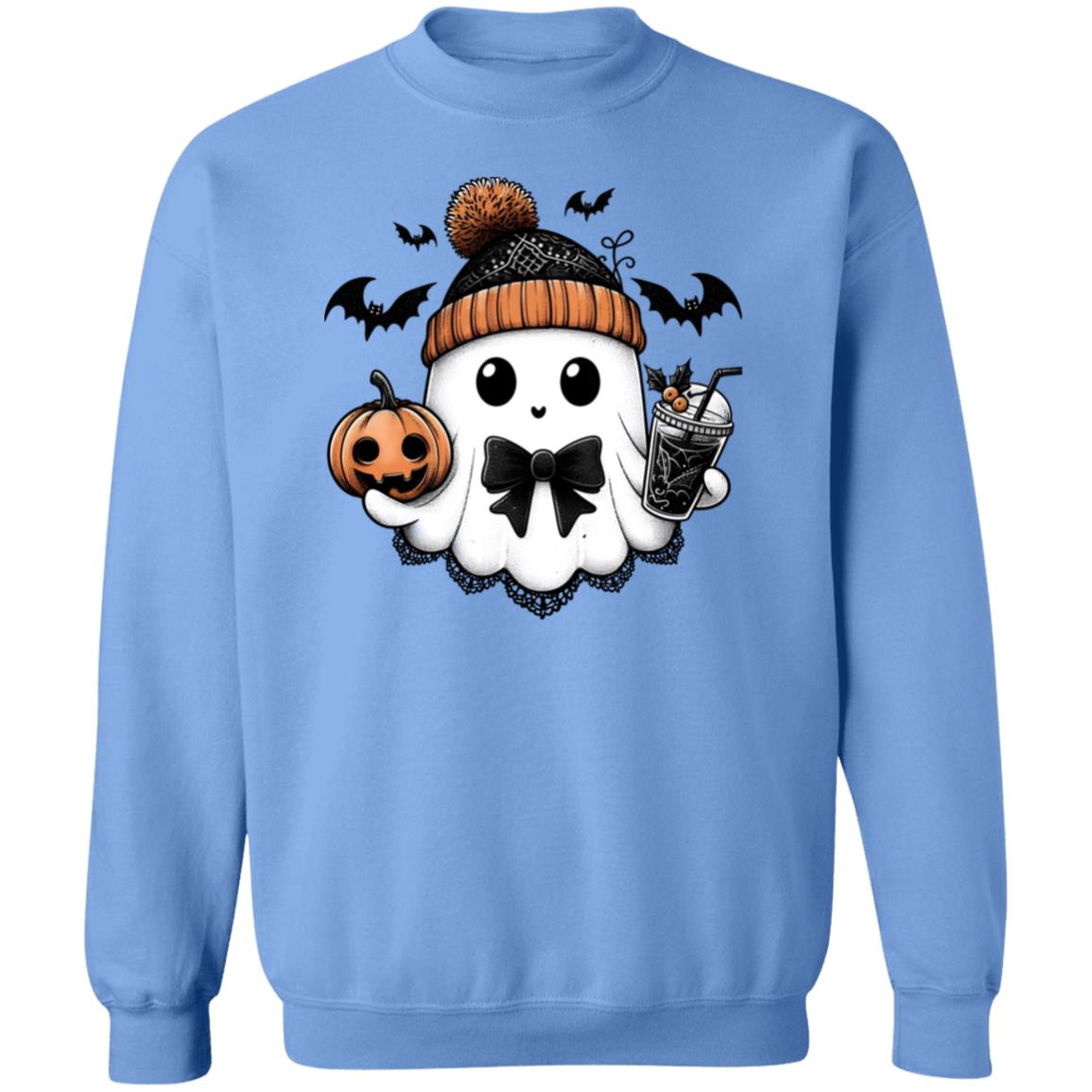 Cute Ghost - Binky Unisex Heavy Blend Sweatshirt | Cute Fall Binky Ghost Halloween Sweater | Cute Boo Shirt | Ghost with the Most