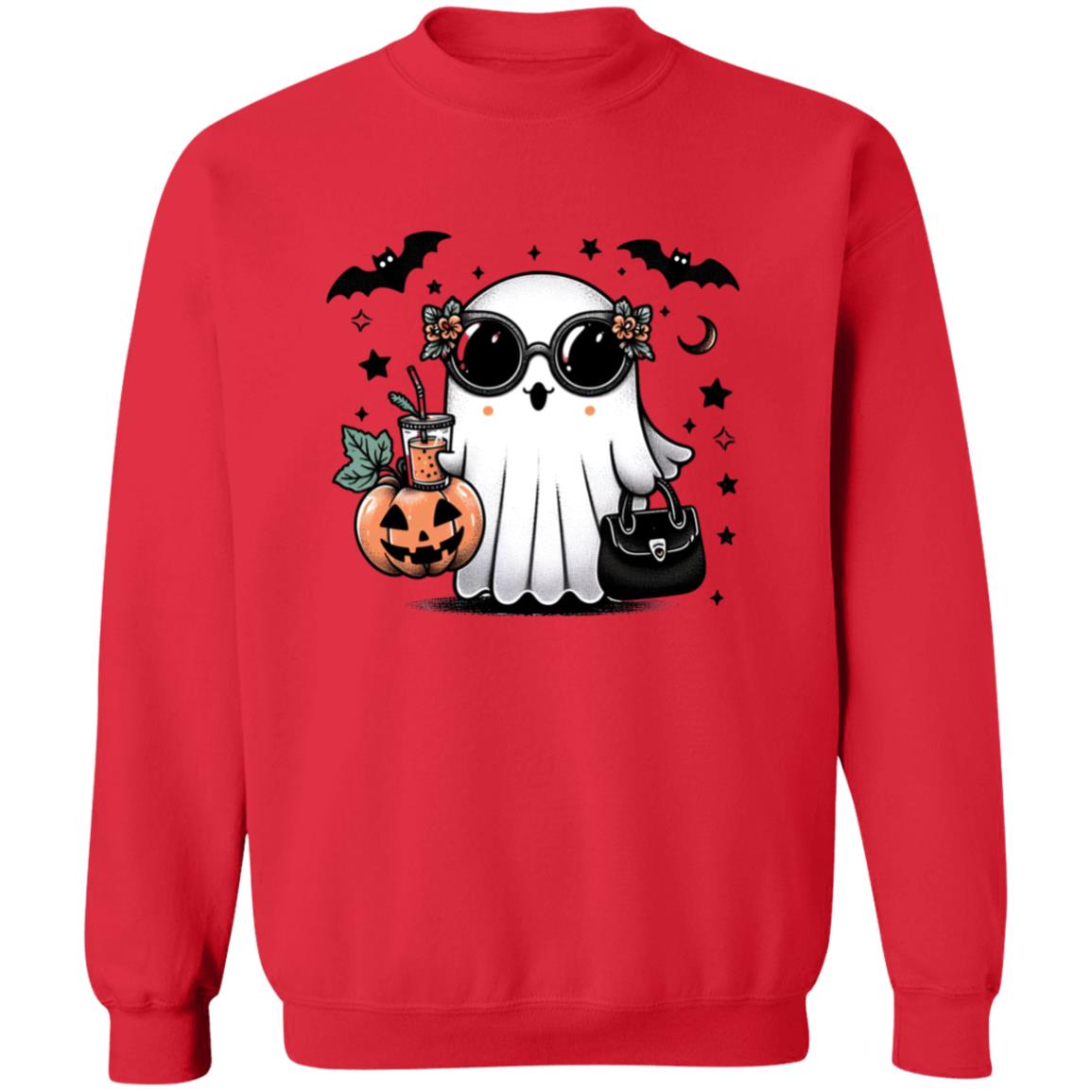 Cute Ghost - Hollie Unisex Heavy Blend Sweatshirt | Cute Fall Hollie Ghost Halloween Sweater | Cute Boo Shirt | Ghost with the Most