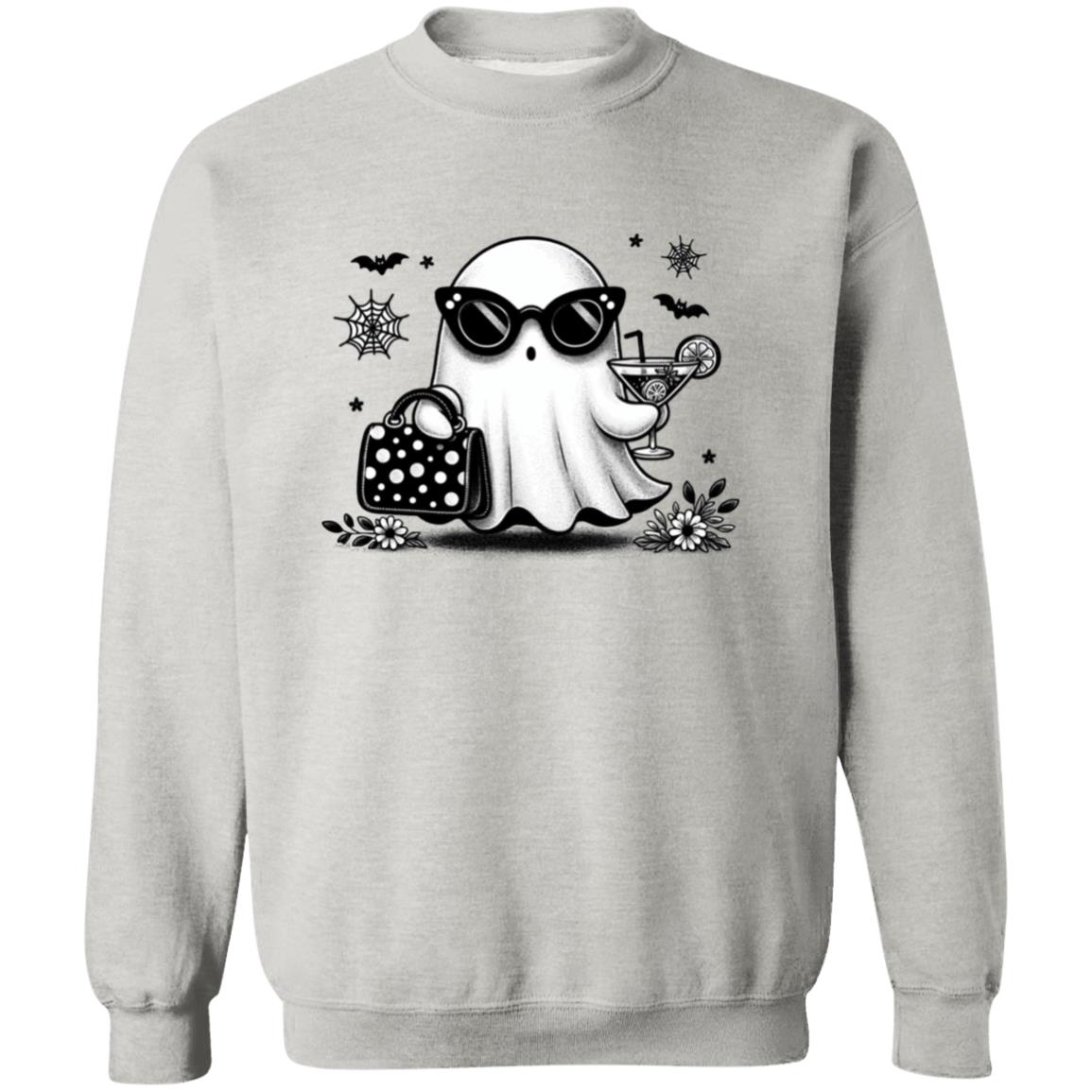 Cute Ghost - Ivy Unisex Heavy Blend Sweatshirt | Cute Fall Ivy Ghost Halloween Sweater | Cute Boo Shirt | Ghost with the Most