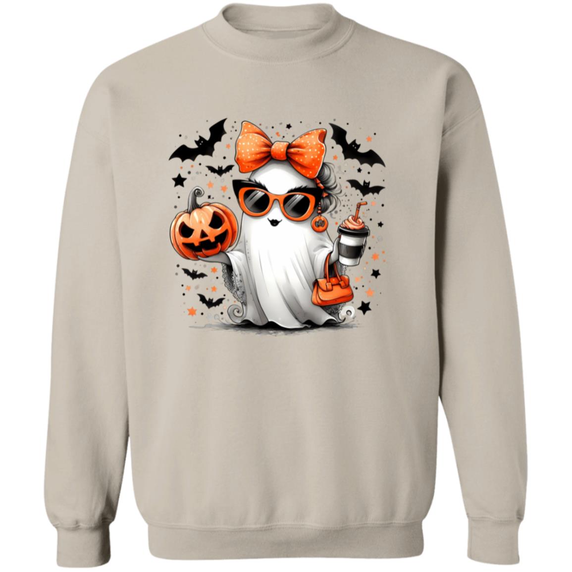 Cute Ghost - Margie Unisex Heavy Blend Sweatshirt | Cute Fall Margie Ghost Halloween Sweater | Cute Boo Shirt | Ghost with the Most