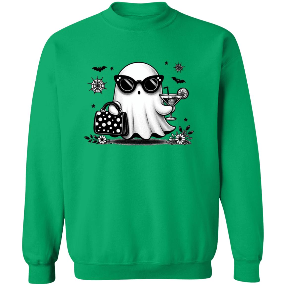 Cute Ghost - Ivy Unisex Heavy Blend Sweatshirt | Cute Fall Ivy Ghost Halloween Sweater | Cute Boo Shirt | Ghost with the Most