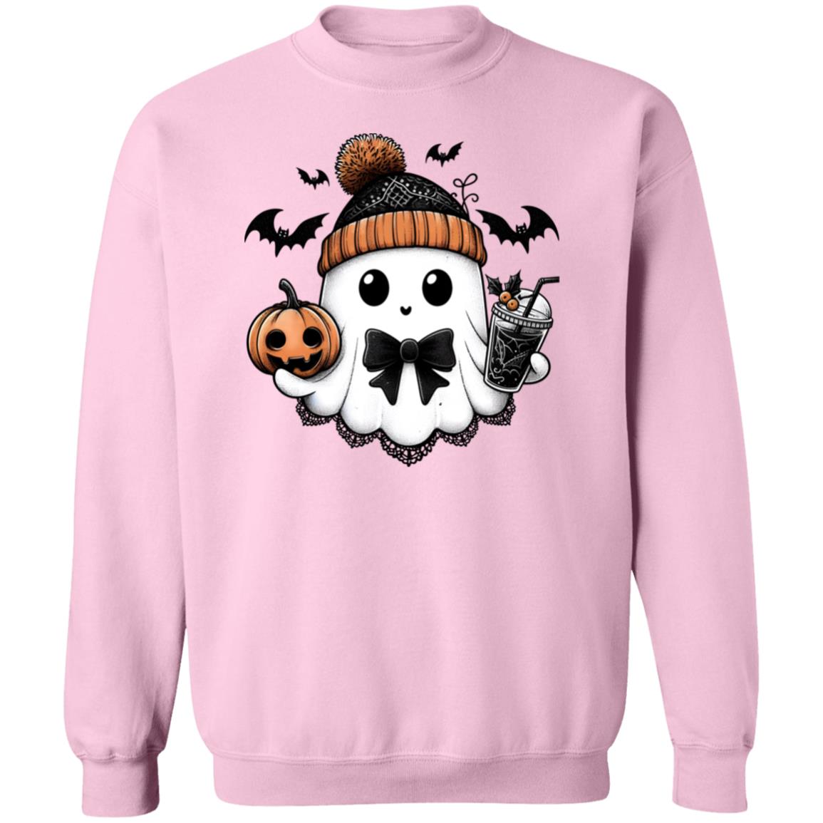 Cute Ghost - Binky Unisex Heavy Blend Sweatshirt | Cute Fall Binky Ghost Halloween Sweater | Cute Boo Shirt | Ghost with the Most