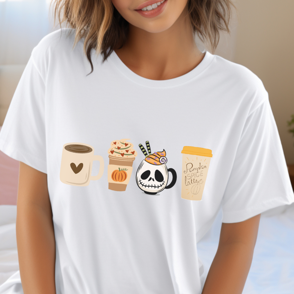 Unisex Coffee Tee Design | Halloween Coffee Shirt | Coffee Lifeline | Coffee T-Shirt | Funny Coffee Shirt | Fall T-Shirt  | Coffee Lover | But First Coffee