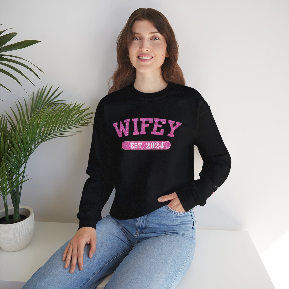 Personalized Wifey Anniversary Sweatshirt & Hoodie