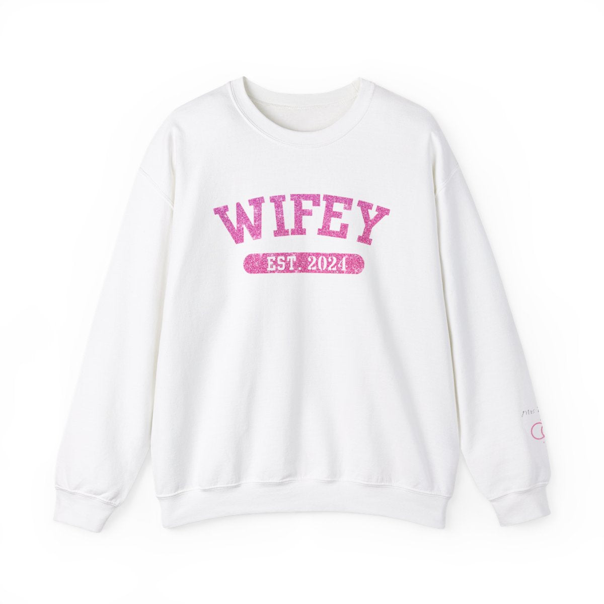 Personalized Wifey Anniversary Sweatshirt & Hoodie