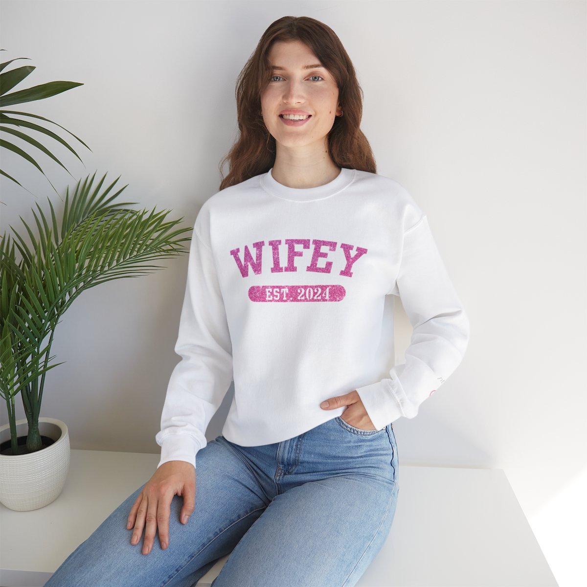 Personalized Wifey Anniversary Sweatshirt & Hoodie